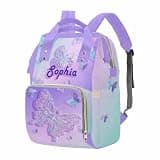FunkyFloor Custom Printed Waterproof Diaper Backpack, Spacious Storage for Baby Girl Newborn Essentials, Unique Baby Girl Gifts for New Parents