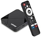 Android 14.0 TV Box 2026, 2GB RAM + 16GB ROM, LEFFOT 4K Ultra HD Home Streaming Device for TV, Support Voice Remote, WiFi 6, BT 5.4, 100M Ethernet, RK3518 Quad-Core A53 CPU