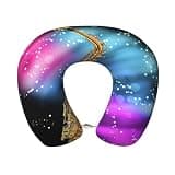 Cwzogyuf Musical Instrument Sax Rock Blues Jazz Rock and Roll Player U-Shaped Neck Pillow, Soft Memory Foam Travel Pillow with Removable Cover