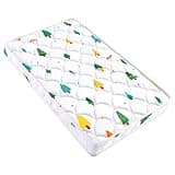 Baby Bassinet Mattress 47 x 23.6 inches- Firm Support and Comfort Premium Foam,Noiseless and Odorless,Hypoallergenic Small Crib Mattress, Fits Moses Basket, Dual Sided with Soft Breathable Fabric