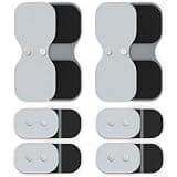 AUVON Official Wireless TENS Unit Electrode Pads Only Compatible with AUVON Wireless TENS Device TX6224, 12-Pack Reusable TENS Unit Replacement Pads in 2 Sizes, Premium Stickiness & Skin Friendly