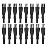 HEALLILY 100pcs Dual-head Electric Razor Cleaning Brushes for Precision Maintenance, Compact and Lightweight Plastic Brushes with Nylon Bristles, for Home and Office Use