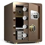 fireproof safe Large Home Safe Box Steel Security Safe with Key Password, Anti-Theft Protection for Jewelry Documents