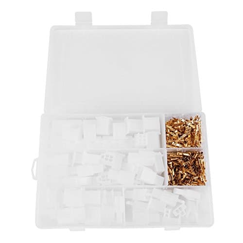 40 Set 2.8mm 2 3 4 6 Way Wire Connectors Housing Terminal Female and Male Kit, Automotive Electrical Connector Terminal Set with Fixed Hook for Car Motorcycle ATV Boat