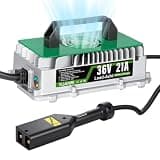 21 Amp 36 Volt Golf Cart Charger for EZGO TXT Golf Carts with D-Style Plug