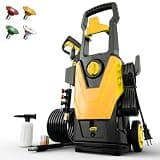 Zelonpro 5000PSI PowerWasher with 4 Quick Connect Nozzles, Foam Cannon for Car, Lane, Patio Cleaning