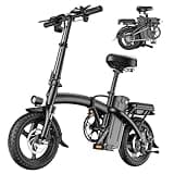 HiyViy H14-A Electric Bike for Adults, Peak 1200W Folding Electric Bikes for Adults, 48V 10A (480WH) E Bike, 45 Miles(PAS) E-Bike, Commuter Foldable Electric Bike, 14" Folding Ebike for Teens