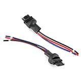Vistreck 2Pcs 3157 Male Socket Connector Car Bulb Holder Adapter for Turn Signal Light