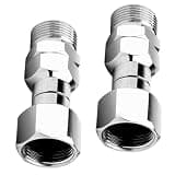 Bloszen High Pressure Machine Washer 22 to 3/8inch Adapter Coupler Quick Connector 360 Degree Rotatable Power Washer