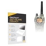 BoxWave Screen Protector Compatible With Midland GXT1050VP4 - ClearTouch Anti-Glare Privacy (2-Pack), Privacy Screen Protector Flexible Film Anti-Glare