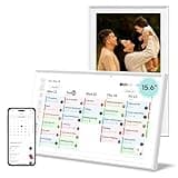 15.6" Smart Digital Calendar, No Subscription WiFi Touch 1080P Photo Frame