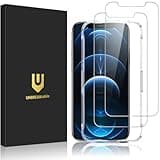 UNBREAKcable 2-Pack Screen Protector for iPhone 12 / iPhone 12 Pro, Double Shatterproof Tempered Glass [Easy Installation] [9H Hardness] [99.99% HD Clear] [Case Friendly] for iPhone 6.1 inch