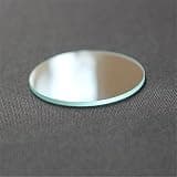LMRXOFE Transparent Glass Lens for Smart Watch Repair - 15mm to 45mm Diameter, 1mm Thick Flat Mirror - 1pc