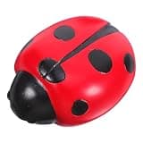 IMIKEYA Weatherproof Outdoor Ladybug Key Hider Decorative Secure Key Storage Box Large Capacity Garden and Patio Use
