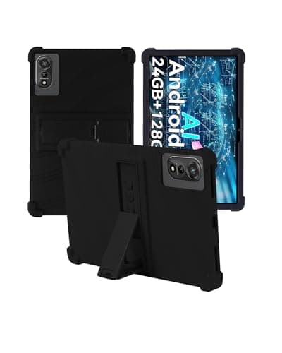 for Nexall N90 12 Inch Tablet Case,BOVUGAC Adjustable Stand Shockproof Easy Installation Slim and Lightweight Premium Silicone Protective Shell for Nexall N90 12" Case Cover.(Black)