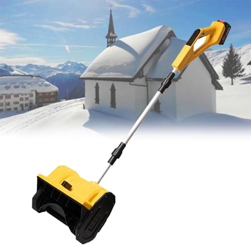 Cordless Electric Leaf Blower - Powerful Battery-Powered Outdoor Tool for Driveways, Patios, Playgrounds & Urban Streets - Max 8M Throw Distance for Effortless Cleanup