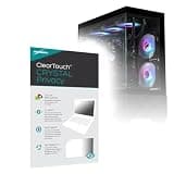 BoxWave Screen Protector Compatible With Raidmax CS-i803 PC Case - ClearTouch Crystal Privacy (2-Pack), Privacy Screen Protector Flexible Film Clear