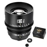 7artisans 35mm T1.5 Full Frame Prime Cine Lens for Mirrorless Cameras, Multi-Layer Coating Cinematic Large Aperture 43.5mm Image Circle Cinema Lens (75mm T1.5 for Leica L)