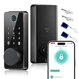 Keyless Entry Door Lock, Biquole Smart Lock with App Control, Fingerprint