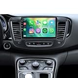 [2+64G] Car Radio for Chrysler 200 200C 200S 2015 2016 2017 2018 2019 with Wireless Carplay Android Auto Bluetooth Touch Screen Stereo with GPS WiFi FM Bluetooth AHD Backup Camera