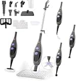 Steam Mop,12 in 1 Steam Cleaner for Home,15s Fast Heat-Up Steam Mops for Floor Cleaning with 180° Adjustable Mop Head,Detachable Handheld Steamer for Hardwood,Tile,Carpet, Clothes,Windows & Furniture