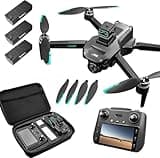4K Camera Drone with GPS for Adults – 5G Remote Controller Features 5.9-Inch HD Screen, Obstacle Avoidance, One Key Return, Optical Flow Mode, Brushless Motor FPV, 60 Minutes Flight Time