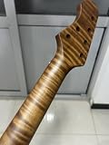 AAAA 22fret Roasted flame Maple Electric guitar neck Satin Wheel Truss