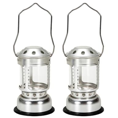 HUIOP Portable Candle Lantern Night Fishing ing Outdoor Camping Aluminium Alloy Candle Lamp,Lantern for Candle