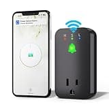 Power Failure Alarm WiFi, Smart Power Outage Alarm with App Notifications, Mini Size Freezer Alert with Loud 110dB & LED Indicator & Voltage Detection, Home Power Monitor for GFCI Trips, Sump Pump ﻿