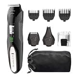 Remington All-in-One Grooming Kit, Lithium Powered, 8 Piece Set with Trimmer, Men's Shaver, Clippers, Beard and Stubble Combs, PG6025, Black