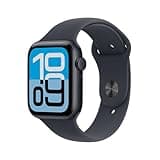 Apple Watch SE 3 [GPS 44mm] Smartwatch with Midnight Aluminum Case with Midnight Sport Band - M/L. Fitness and Sleep Trackers, Heart Rate Monitor, Always-On Display, Water Resistant