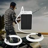 Rcniso Durable Solar Powered Air Pump Kit 2200mAh Battery Emergency Use Foldable Solar Panel