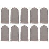 ibasenice 10pcs Sweat-Resistant Nylon Gaming Finger Sleeves for Mobile Phones, Thin Finger Covers to Game Feel, for Adult Gamers