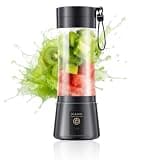 Cordless Smoothies Portable Personal Blender - Mini Size Blender Rechargeable with 380ML BPA Free Juice Cup, Powerful Blending, Easily Making Fresh Juice in Travel/Home