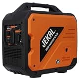 JEKAL 3800W Inverter Generator for Home Backup, All-Day Fuel Tank, Quiet Enough for the Driveway, Gasoline-Powered for Power Outage and Family Essentials