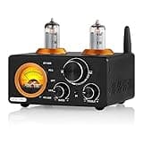 Eoweiot 200W Power Amplifier, Bluetooth 5.0 Vacuum Tube Amplifier USB DAC Stereo Receiver Home Audio Digital Amplifier