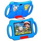 Vyrolina Kids Tablet 7 Inch 4GB RAM 32GB Memory, Lightweight Shockproof Case,Long Battery Life, Parental Control, WiFi Dual Camera for Kids Ages 3-7, Nice Present Gift (Blue)
