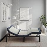 King Adjustable Bed Base with Head/Foot Tilt and Lumbar Position Adjustment