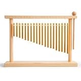 ENNBOM 20 Note Chime Wind Chime 20 Bars Instrument Percussion with Mallet (Gold)