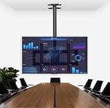 LNNW Adjustable Ceiling TV Mount Bracket, Tilt Telescopic Ceiling TV Mount Bracket, Fits 37-85inch TVs, Max VESA 600x400mm for Most LED LCD Flat Curved Screen TVs & Monitors