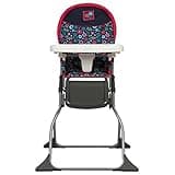 Cosco Kids Highchair for Baby, Simple Foldable High Chair, Convenient, Lightweight, and Compact Design, Flower Garden