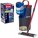 O-Cedar H2prO Flat Mop System | Quick Everyday Cleaning | Dual-Tank Fresh Water System | Machine Washable Reusable Microfiber Mop Pad | Safe on Hardwood, Tile & Vinyl Floors