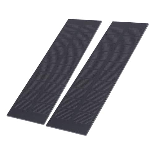Haofy Solar Panel, Monocrystalline Silicon Small Solar Charging Panel 5V 1W for Landscape Lighting and Small Home Projects