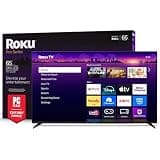 Roku Smart TV 65" Pro Series, Mini-LED TV RokuTV with Backlit Voice Remote Pro – Flat Screen 4K QLED TV with 120Hz Refresh Rate & Dolby Vision IQ, Live News, Sports - 65R8C5 (Renewed)