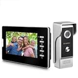 ONMYJFD Wired Video Door Phone System Intercom Doorbell with Waterproof Outdoor IR Camera Remote Unlock