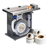 agreilduite Semi-Automatic Corner Sealing Labeling Machine - 90° Right Angle Box Label Applicator - Tamper-Evident Seal Machine for Retail Cartons Cosmetics Food and E-Commerce Packaging 20-50mm