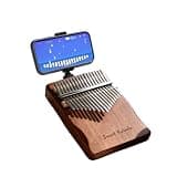 Smart Kalimba 17-Key Thumb Piano with App-Guided Learning Solid Wood Body Built-In Phone Holder