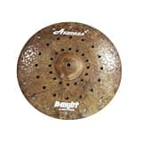 Arborea Knight Series 16" Professional Perforated Effect Crash Cymbal, Dark Bronze Drum Cymbal