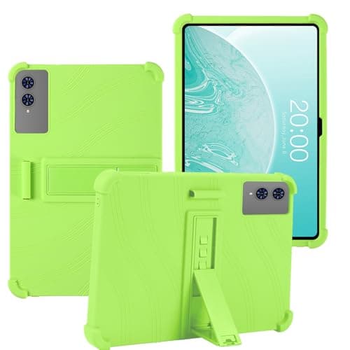 Case for Odea A13 Tablet 13.4 inch, Soft Silicone Protector Cover, Adjustable Stand, 4 Corners Thickened Shockproof, Green