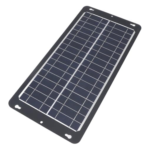 Luocute Solar Panel Kit, 30W High Efficiency Monocrystalline Solar Charging Panel with Waterproofing Controller Dual USB Type C Ports for Car RV Boat Camping Hiking 12V 24V System